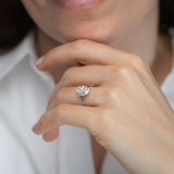 Luminesce Lab Grown 1.10 Carat Diamond Oval Ring in Sterling Silver