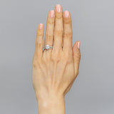 Lumiensce Lab Grown 1 Carat Diamond Bridal Set Ring in 9ct Yellow Gold