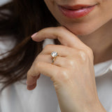 Luminesce Lab Grown 2 Carat Diamond Solitaire Ring in 9ct Yellow Gold