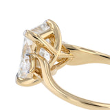 Luminesce Lab Grown 3.1 Carat Diamond with Radiant Cut Centre Ring in 9ct Yellow Gold