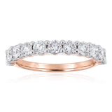 Luminesce Lab Grown 1 Carat Diamond Eternity Ring in 9ct Rose Gold
