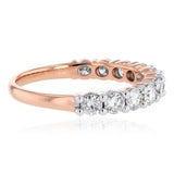 Luminesce Lab Grown 1 Carat Diamond Eternity Ring in 9ct Rose Gold