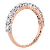 Luminesce Lab Grown 1 Carat Diamond Eternity Ring in 9ct Rose Gold