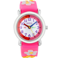 Load image into Gallery viewer, ECC Kids Flowers Pink Strap Watch