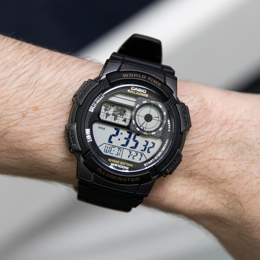 Casio AE1000W-1A World Time Watch