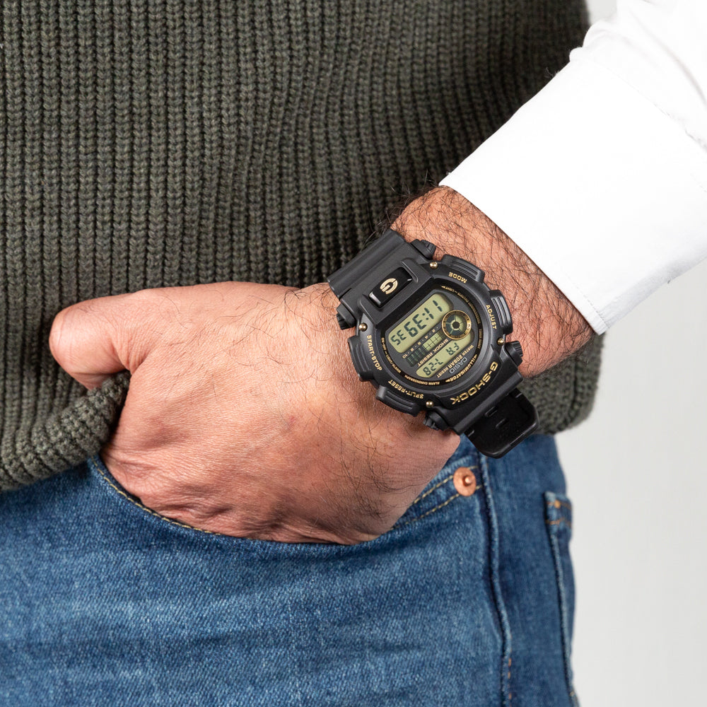 G-Shock DW-9052GBX-1A9DR Black and Gold Digital Watch