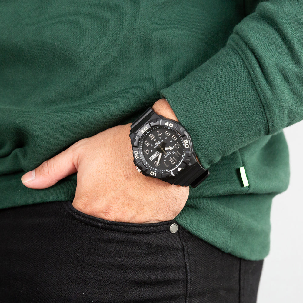 Casio MRW210H-1A Black Resin Watch