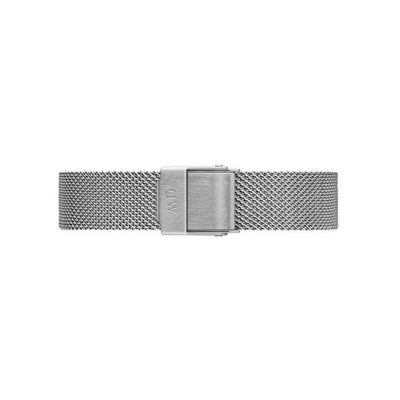 Daniel Wellington Petite Sterling Orologio Donna – Quadrante Bianco Con Cinturino In Maglia Milanese Acciaio Argento