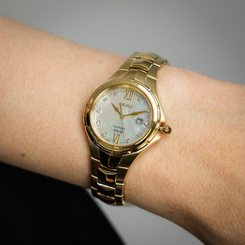 Seiko Coutura SUT310P Solar Diamond Set Watch