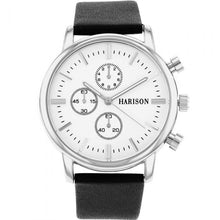 Load image into Gallery viewer, Harison Black Strap Mens Watch  *Simulation Sub Dials*