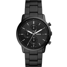 Load image into Gallery viewer, Fossil FS5848 Minimalist Black Stainless Steel Mens Watch