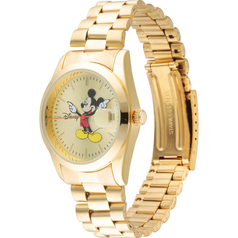 DISNEY TA45703 Mickey Mouse Gold Tone Watch