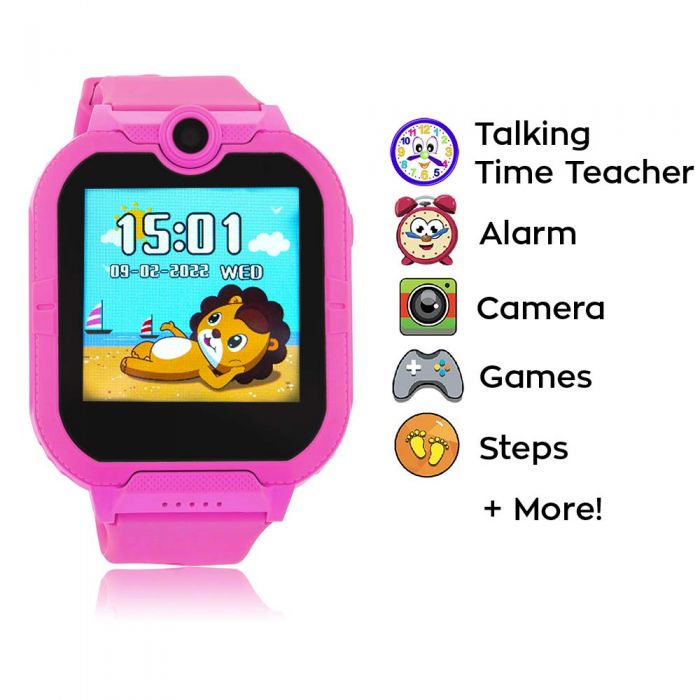 Active Pro Little Einstein Talking Time Teacher Kids Pink Smart Watch