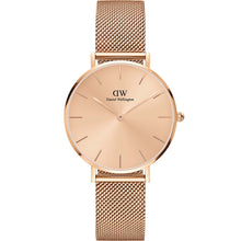 Load image into Gallery viewer, Daniel Wellington  Petitte Unitone DW00100471 Rose Stinaless Steel Mesh 32mm