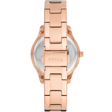 Load image into Gallery viewer, Fossil ES5131 Stella Stone Set Rose Tone Womens Watch