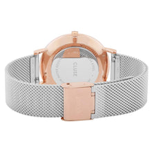 Load image into Gallery viewer, Cluse CW0101201006 Rose and Silver Tone Womens Mesh Band Watch