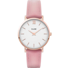 Load image into Gallery viewer, Cluse CW0101203006 Minuit Light Pink Leather Womens Watch