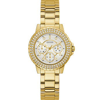 Guess GW0410L2 Crown Jewel Gold Tone Womens 36mm