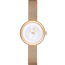 Load image into Gallery viewer, Jag BD99284L-JA03 Rose Tone Mesh Womens Watch