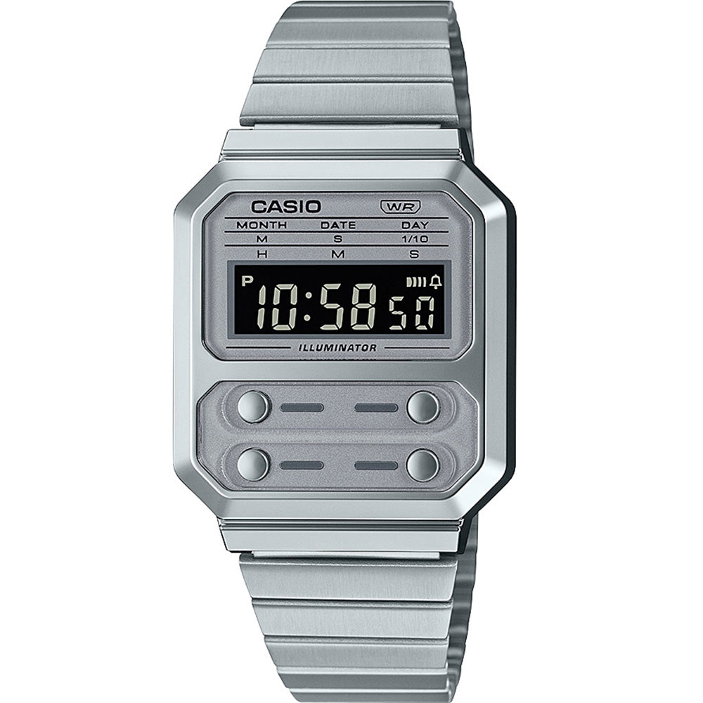 Casio A100WE-7B Mono Tone Digital Watch