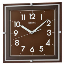 Load image into Gallery viewer, Seiko QXA758-Z Brown Wall Clock