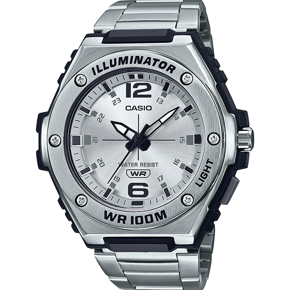 Casio MWA100HD-7AV White Dial Stainless Steel Watch