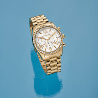 Michael Kors MK7241 Lexington Lux Gold Tone Womens Watch – Shiels