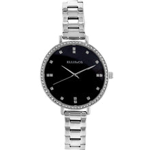 Load image into Gallery viewer, Ellis &amp; Co Crystal Dial Steel Womens Watch