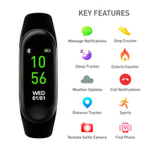 Load image into Gallery viewer, Reflex Active RA01-2001 Fitness Tracker Black