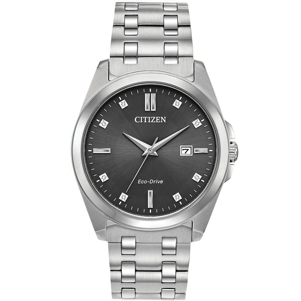 Citizen Eco Drive BM7100-59H Diamond Dial Stainless Steel 41mm