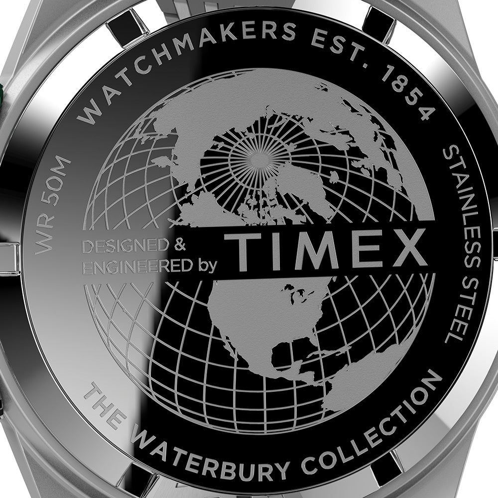 Timex TW2V49700 Waterbury Stainless Steel Mens Watch