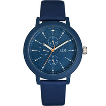 Load image into Gallery viewer, Jag J2623 Marlo Blue Vegan Leather Mens Watch