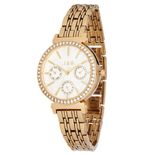 Load image into Gallery viewer, Jag J2674A Katherine Stone Set Gold Tone Womens Watch