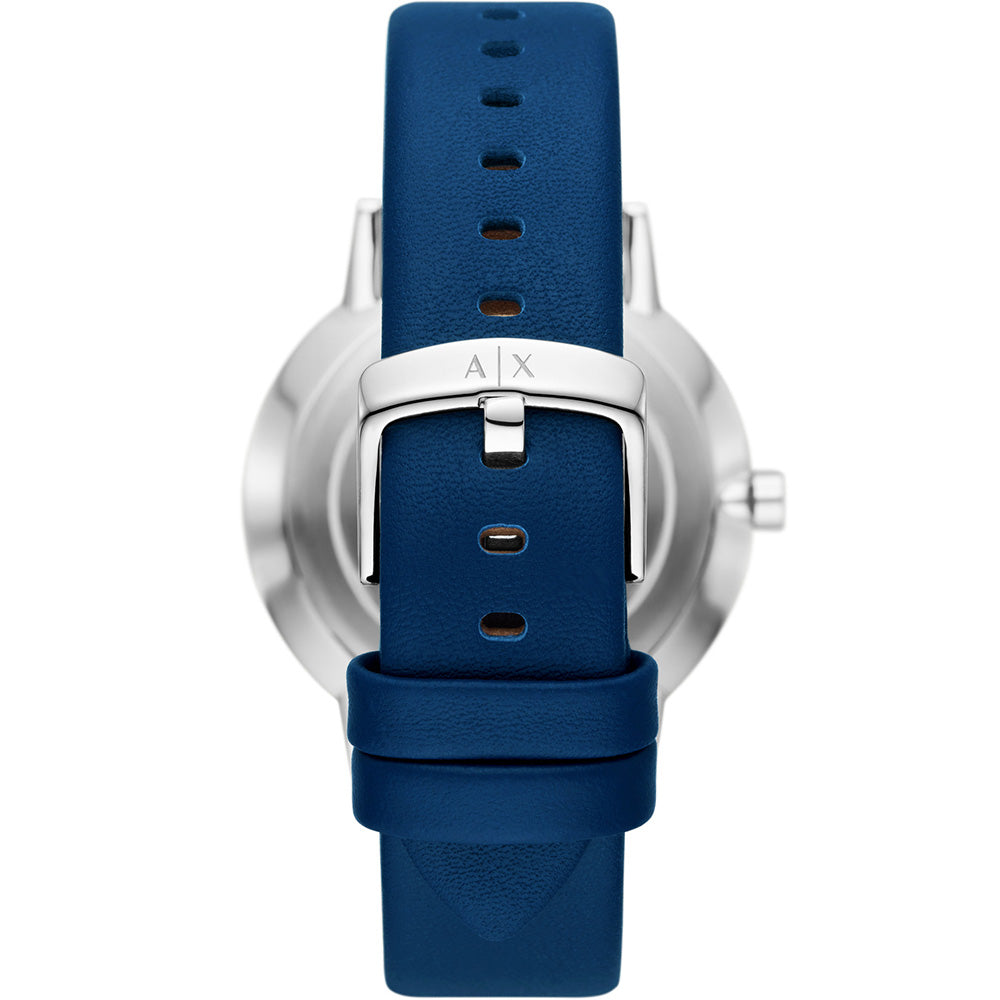 Armani Exchange AX2746 Cayde Blue Leather Mens Watch