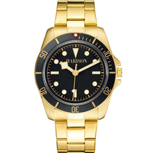 Load image into Gallery viewer, Harison Sports Gold Tone Mens Watch