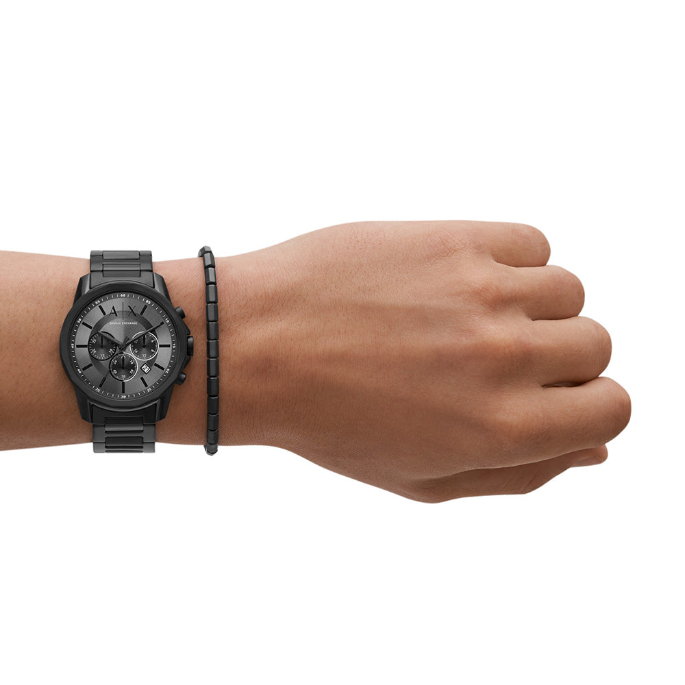 Armani Exchange AX7140SET Mens Watch with Bracelet Set