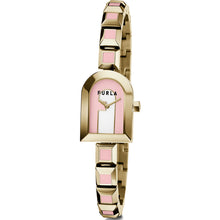 Load image into Gallery viewer, Furla WW00035003L2 Arch Case Pink Enamel and Gold Tone Womens Watch