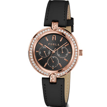 Load image into Gallery viewer, Furla WW00030002L3 Logo Black leather Womens Watch