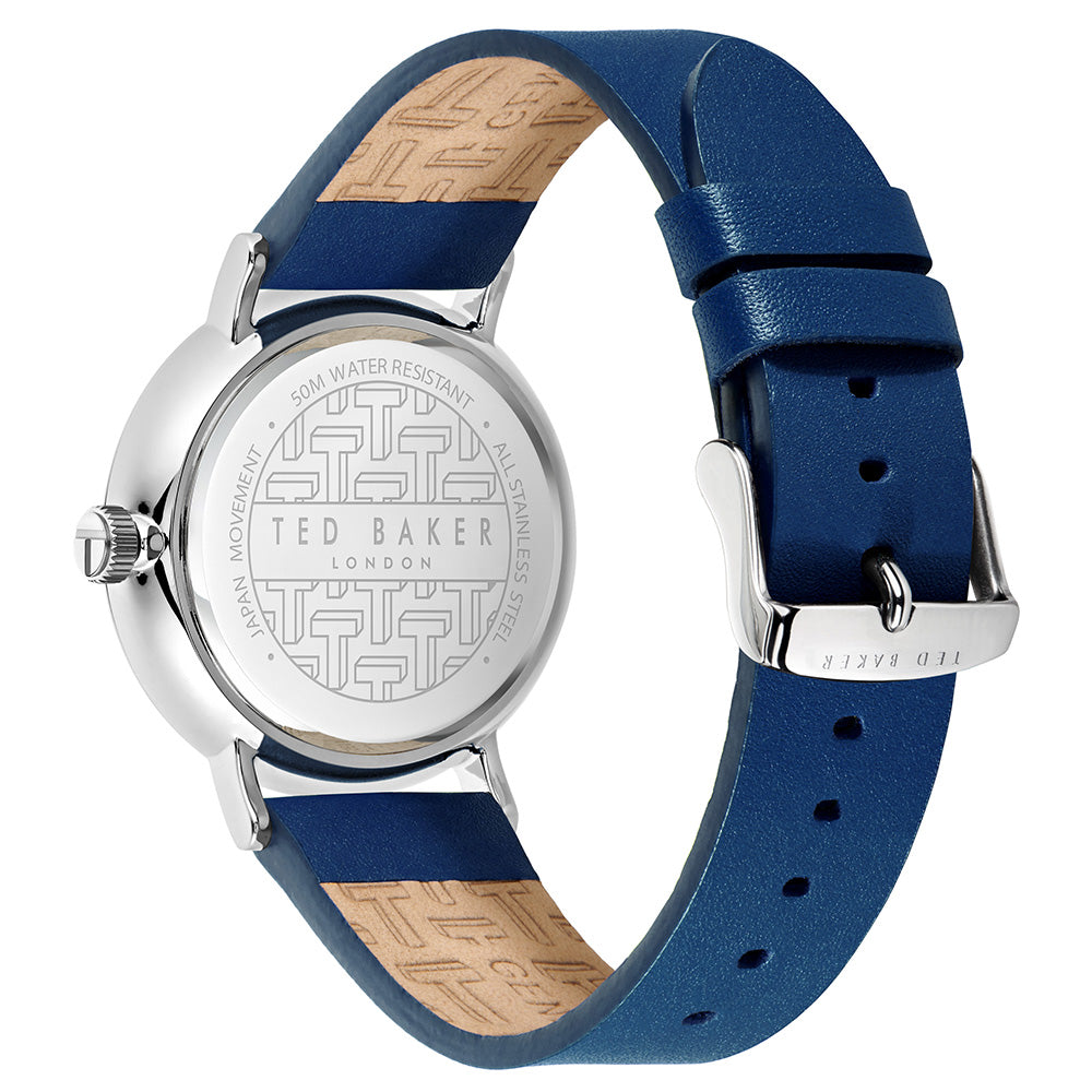 Ted Baker BKPGLF203 Glossop Blue Leather Mens Watch