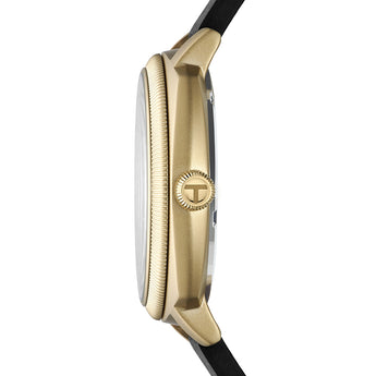 Ted Baker BKGFW2222 Boxset Black Leather Watch and Bracelet