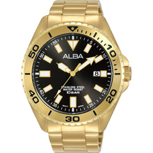 Load image into Gallery viewer, Alba AS9Q38X Active Gold Tone Stainless Steel Mens Watch