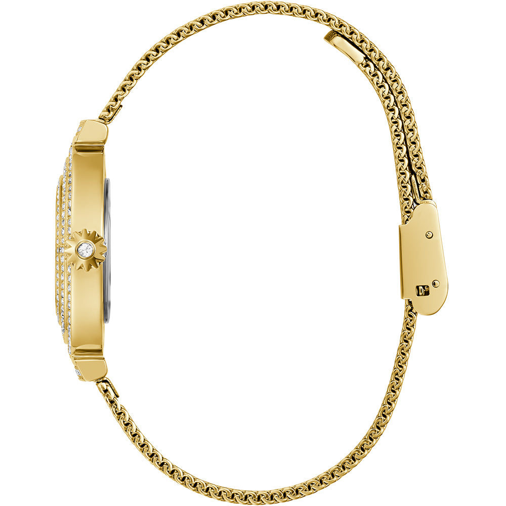 Guess GW0550L2 Dream Gold Tone Crystal Mesh Women’s Watch GUESS Guess GW0550L2 Dream Gold Tone Crystal Mesh Women’s Watch GUESS