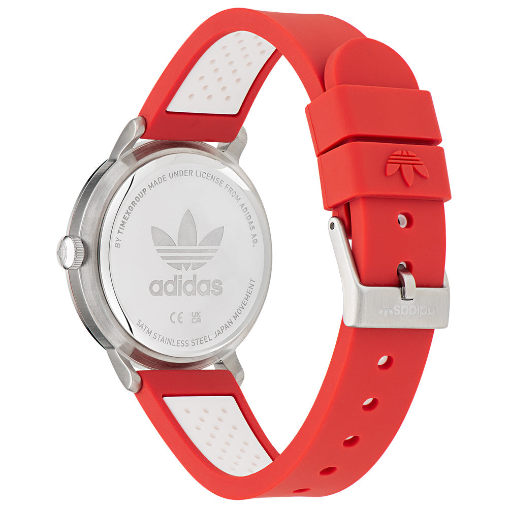 Adidas AOSY23024 Code One Red Silicone Mens Watch