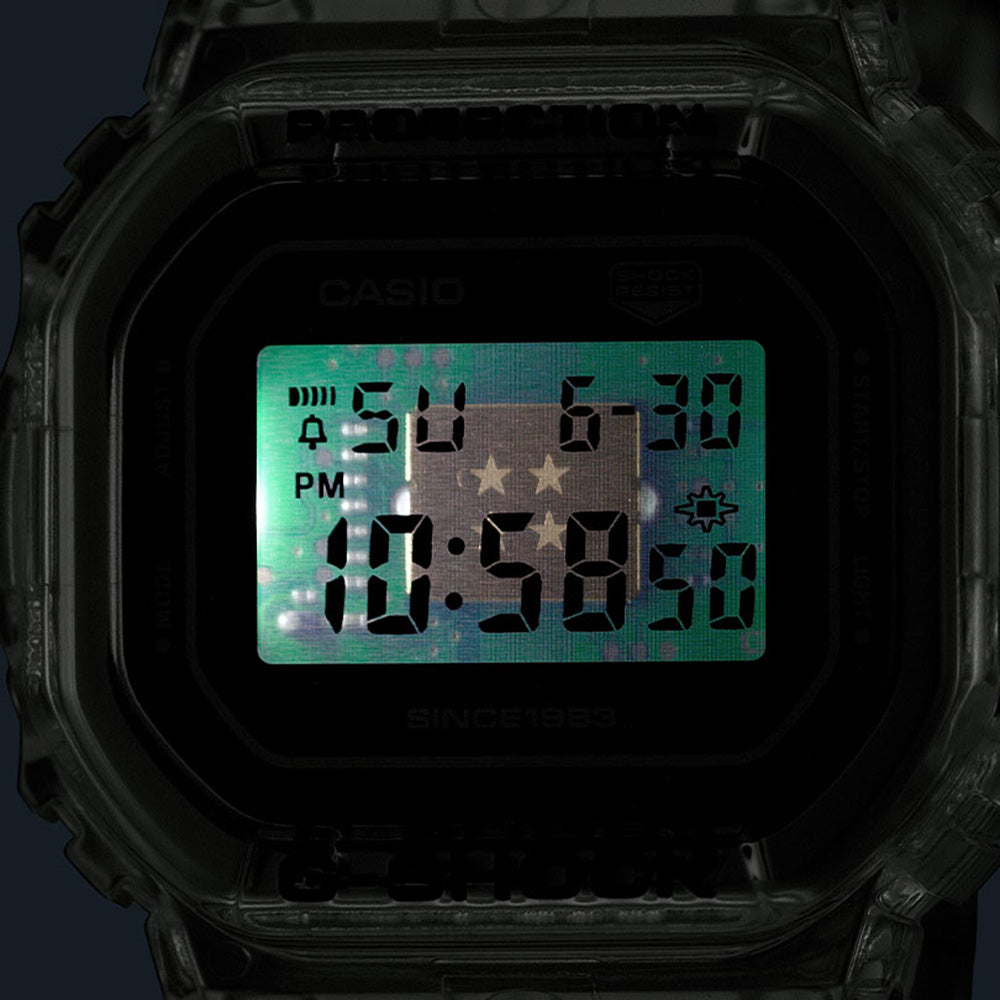 G-Shock DW5040RX-7 40th Anniversary Skeleton Remix Digital Mens Watch