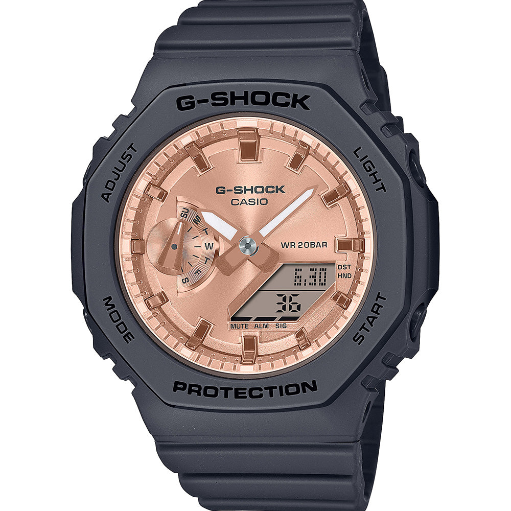 G-Shock GMAS2100MD-1 Pink Gold Metallic Dial Watch