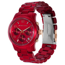 Load image into Gallery viewer, Michael Kors MK7436 Runway Red Tone Womens Watch