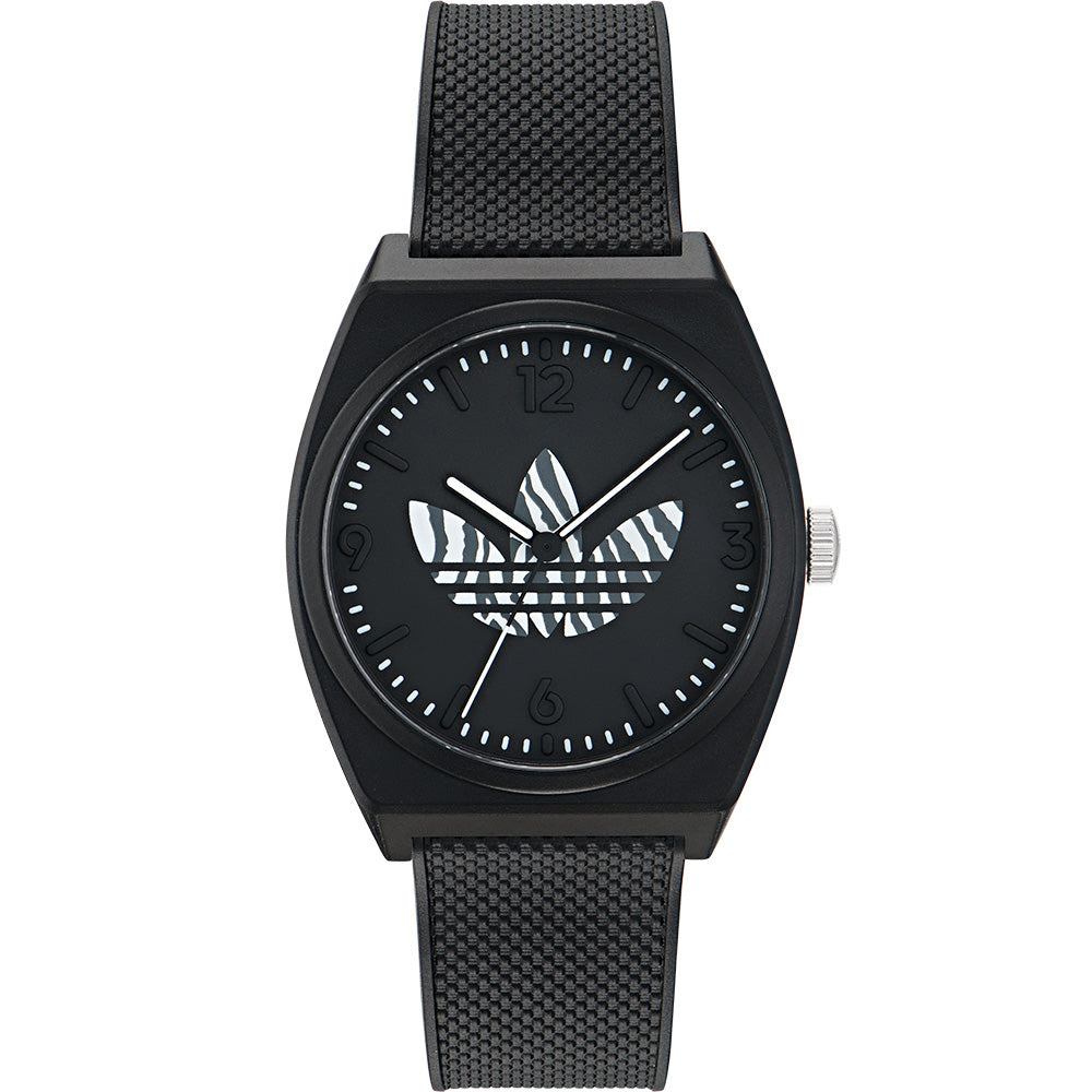Adidas AOST23551 Project Two GRFX Black Unisex Watch