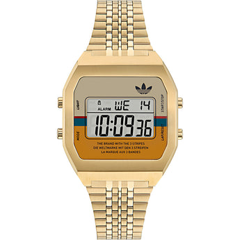 Adidas AOST23555 Digital Two Gold Tone Unisex Watch