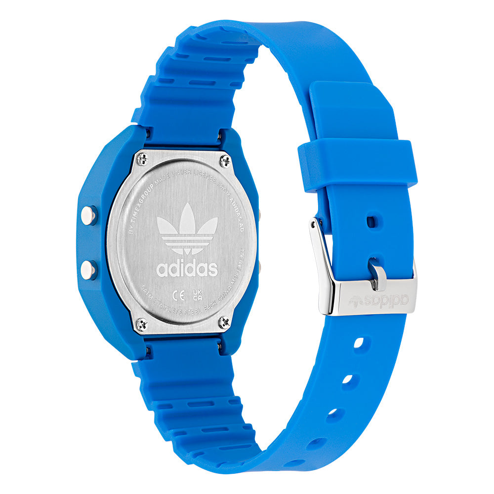 Adidas AOST23559 Digital Two Blue Resin Unisex Watch