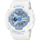 Baby-G BA110XBE-7A Blue and White  Ladies Watch